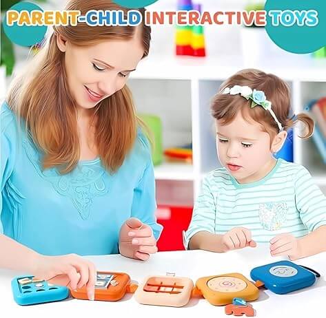 TurtleBee Travelling toy | 2 in 1 Sensory toy & Busy Board - TurtleBee