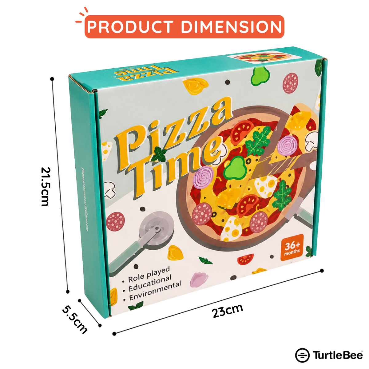 Pizza Chef Junior Wooden Toy TurtleBee