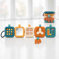 TurtleBee Travelling toy | 2 in 1 Sensory toy & Busy Board