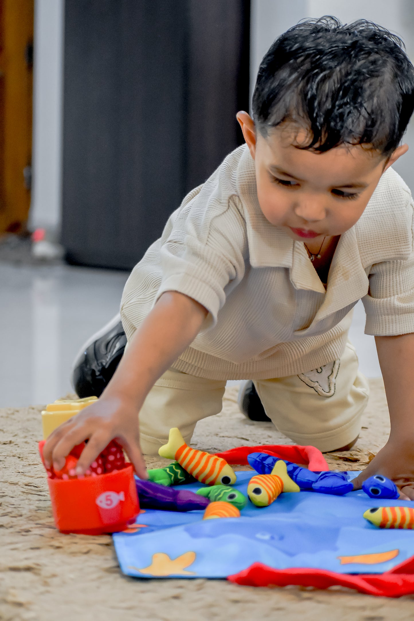 Turtlebee Catch & Count- Montessori Fishing Game for Toddlers 1-3