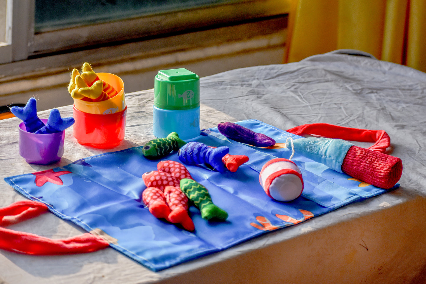 Turtlebee Catch & Count- Montessori Fishing Game for Toddlers 1-3