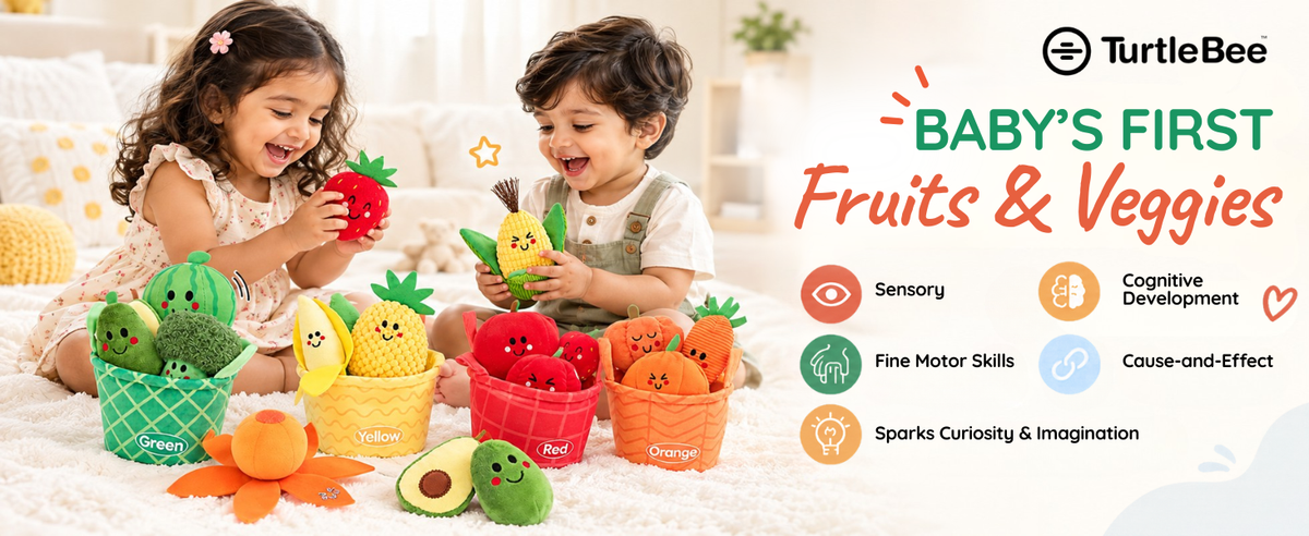 Turtlebee Veggie Basket Montessori Toy