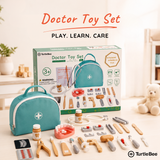 Wooden Dentist Doctor Pretend Play Kit for Kids