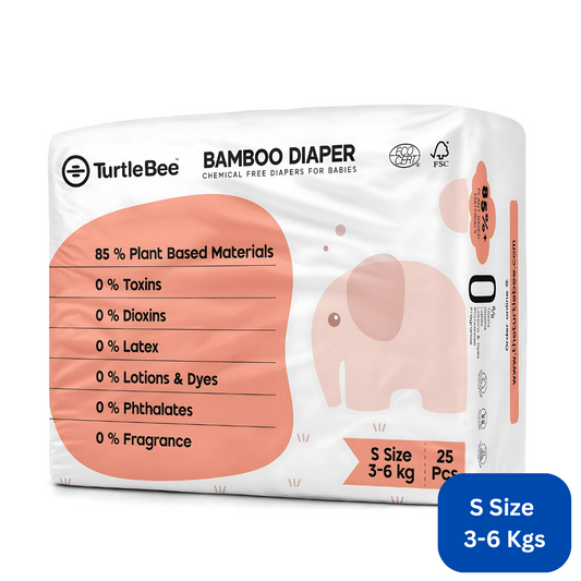 Turtle Daipers Eco-Friendly Bamboo Diapers by TurtleBee - Soft, Safe & Sustainable