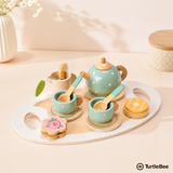 Afternoon Tea Set Wooden Pretend Play Toy for Kids