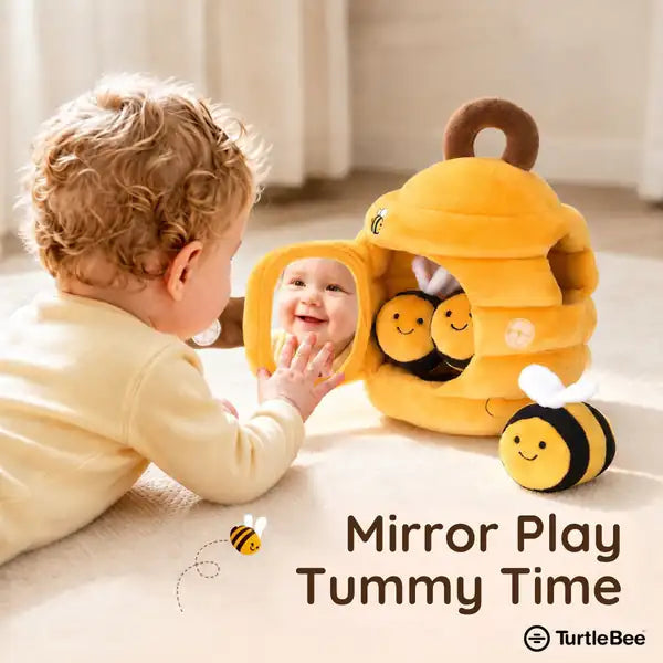 Hide-Seek Sensory Beehive Soft Toy TurtleBee