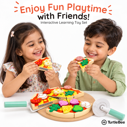 Pizza Chef Junior Wooden Toy TurtleBee
