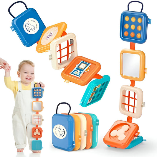 TurtleBee Travelling toy | 2 in 1 Sensory toy & Busy Board