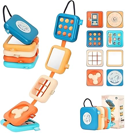 TurtleBee Travelling toy | 2 in 1 Sensory toy & Busy Board
