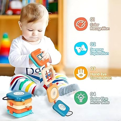 TurtleBee Travelling toy | 2 in 1 Sensory toy & Busy Board