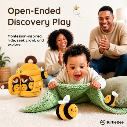 Hide-Seek Sensory Beehive Soft Toy TurtleBee