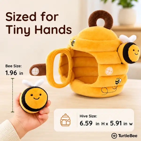 Hide-Seek Sensory Beehive Soft Toy TurtleBee