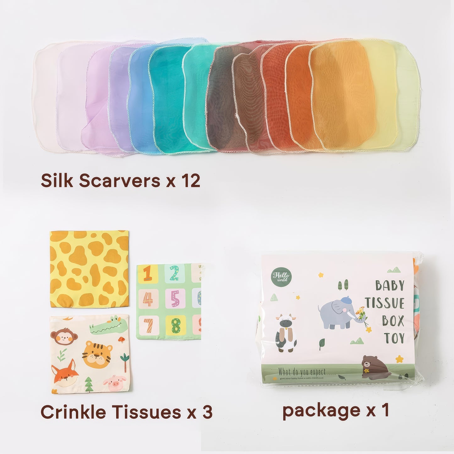 Promise Babe Baby Tissue Box Toy for Babies 0-18 Months TurtleBee