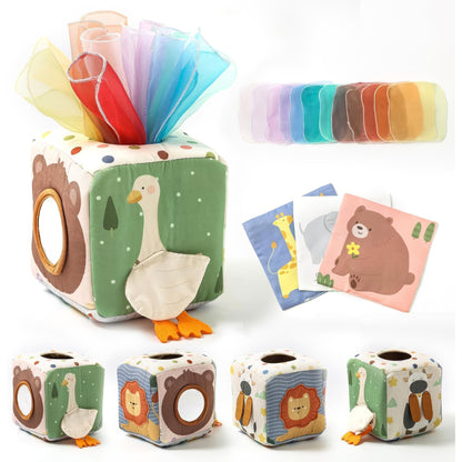 Promise Babe Baby Tissue Box Toy for Babies 0-18 Months TurtleBee