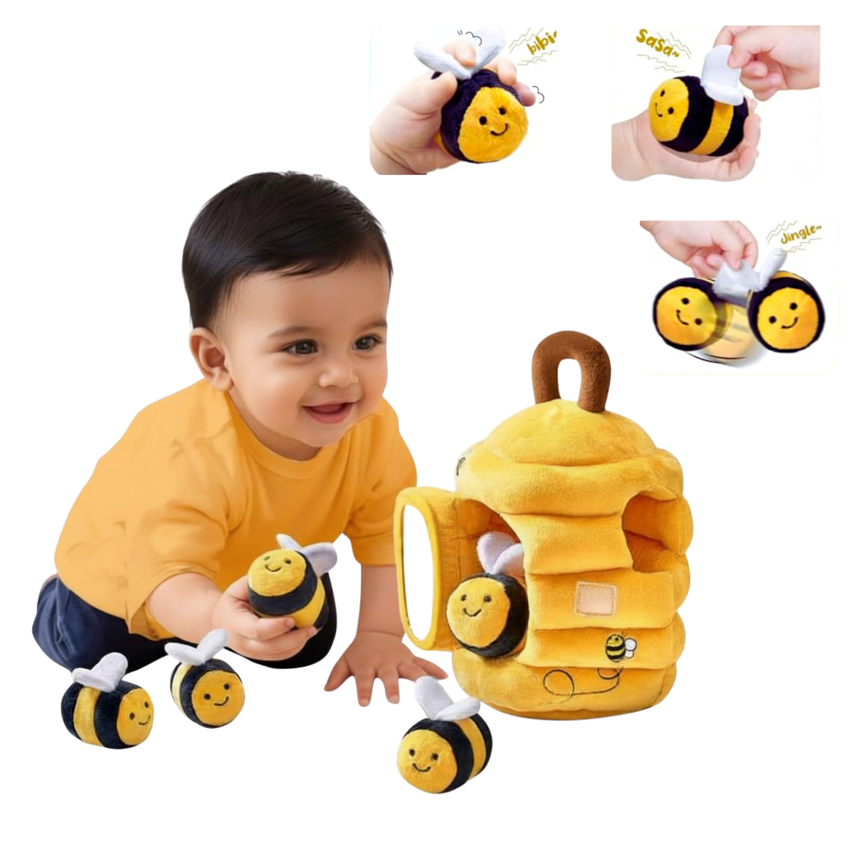 Hide-Seek Sensory Beehive Soft