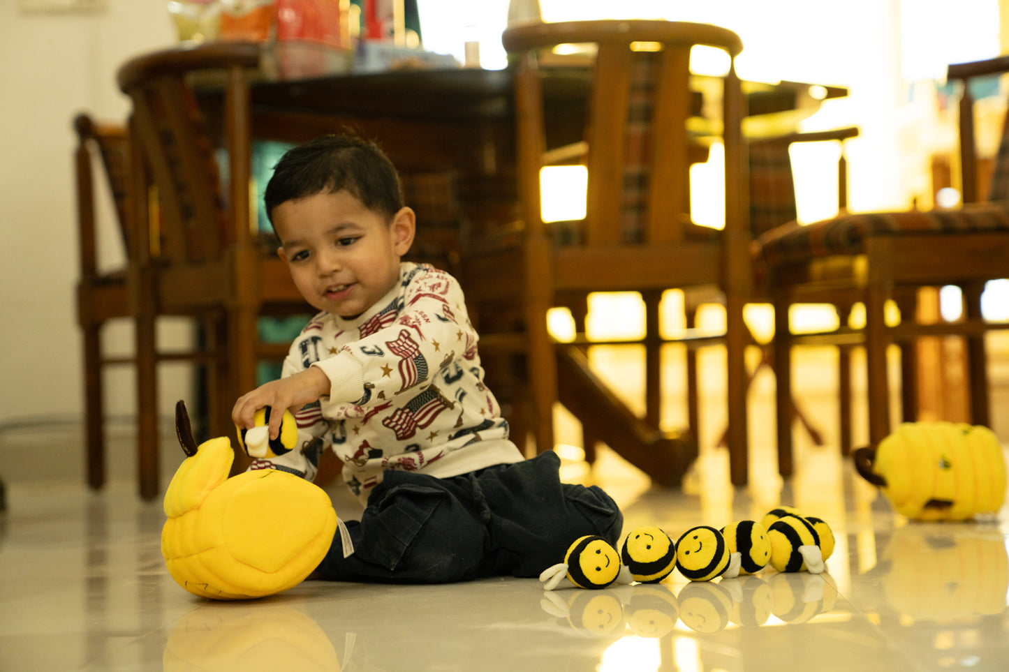 Hide-Seek Sensory Beehive Soft Toy