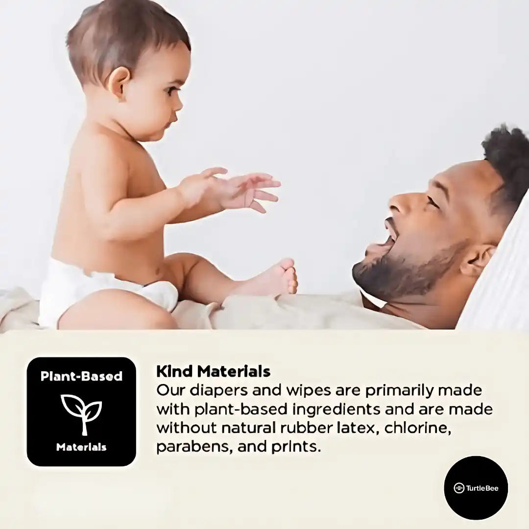 Bamboo Diaper Size small (3-6 kgs) | Pack of 2 - TurtleBee