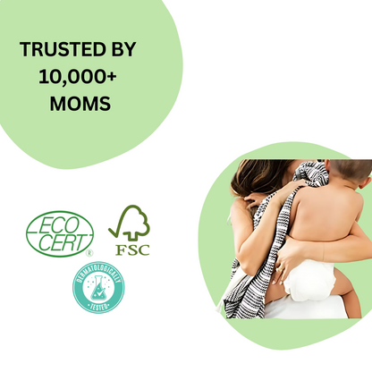 Bamboo Diapers Pants style Size M (9-14 Kgs)