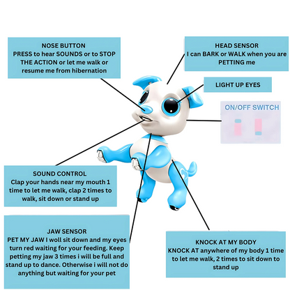 Robot Pet Dog (4- 6 years) | Companion Interactive Toys
