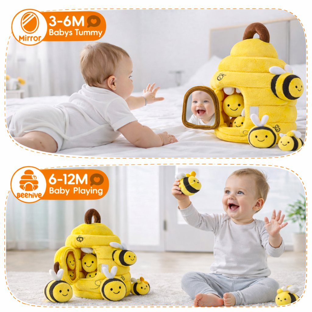 Hide-Seek Sensory Beehive Soft