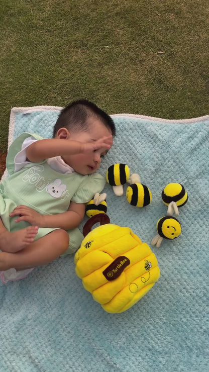 Hide-Seek Sensory Beehive Soft Toy