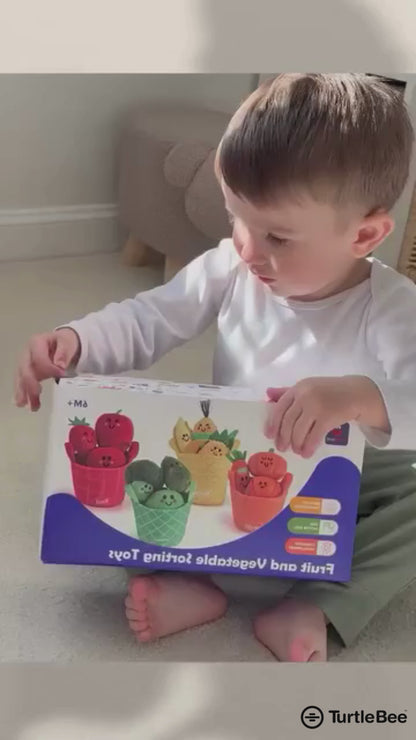 Turtlebee Veggie Basket Montessori Toy